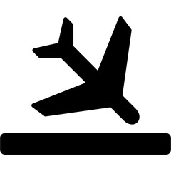 Obraz premium Landing Icon