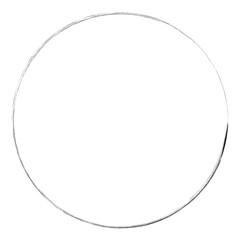 Hand drawn circles sketch frame set. Scribble line circle. Doodle circular Round logo design elements drawn by brush. Vector illustration on a isolation white background .