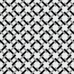Black and white geometric pattern vector. Abstract geometric hipster fashion design print. 