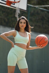 woman basketball player