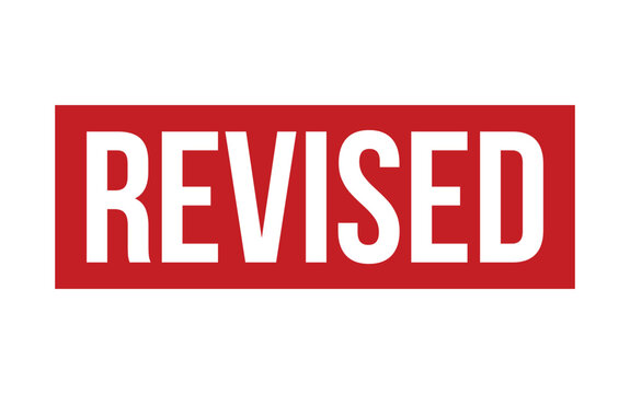 Revised Rubber Stamp Seal Vector