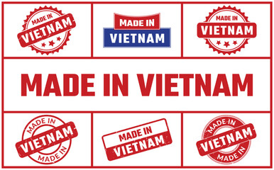 Made In Vietnam Rubber Stamp Set