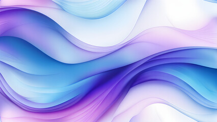 Obraz premium Blue Wave Abstract Design with Light Motion, Vector Illustration