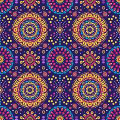 Obraz premium indian pattern design , chakras , 11th dimension