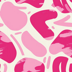 pink abstract pattern, pattern design, minimalist, single shapes, random, flat, pink shapes, simple pattern, - obrazy, fototapety, plakaty