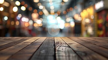 Blur store with bokeh background, business background hyper realistic  - obrazy, fototapety, plakaty