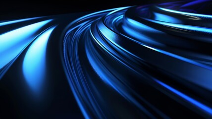 glowing wave blue dark technology futuristic background beautiful modern background concept hi-tech technology 