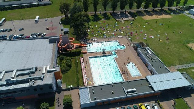 Swimming Pool Chrobry Glogow Basen Aerial View Poland