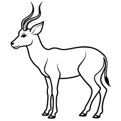 silhouette of a deer