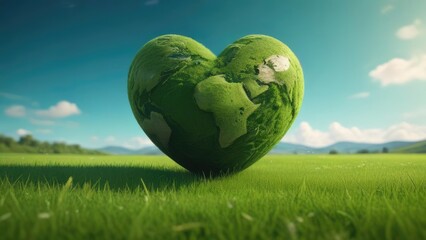 Heart-shaped earth, International Earth Day