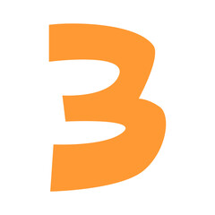 Number 3 Design (three) vector