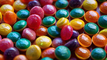 Fototapeta na wymiar Colourful Candy (Boiled Sweets) 