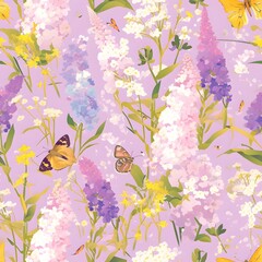 Butterfly Bush in Biennial Bloom A Haven for Pollinators
