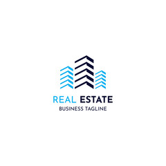 Real Estate Business Minimal Logo Vector