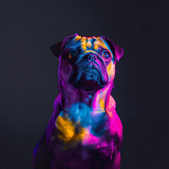 Neon Pug Photography. Dog Lovers