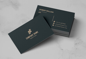 Minimalist Business Card Layout - Powered by Adobe