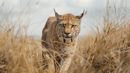Saber-toothed Cat in Tallgrass Prairie