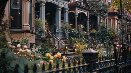 Victorian Townhouse with Flower Gardens