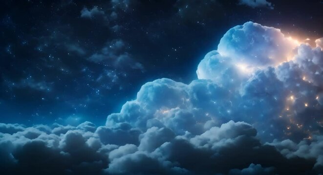 Digital Nebula: Cloud Computing Constellation. Concept Technology Trends, Data Management, Digital Innovation