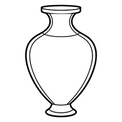 vase isolated on white background