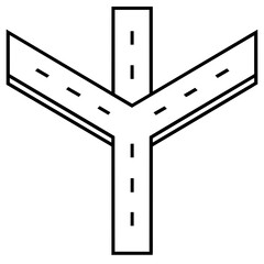 road sign with arrow vector