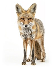 Fototapeta premium Ultra-detailed stock photo of a black wallet, isolated on a pure white background, 8K high-resolution, HD photorealism