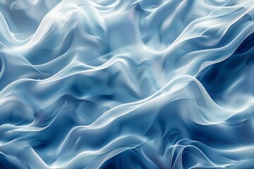 Fototapeta premium Background of abstract line waves. blue and white waves. Generative Ai
