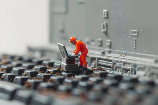 Miniature Concept: Tiny Programmer Coding in Virtual Reality with Engine and Rendering