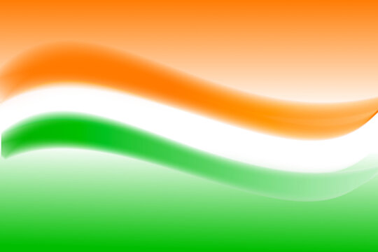  indian flag or indian tiranga flag blur graphic design texture mock up,india,indian republic day or independence day celebration concept,cutout in transparent background,png format 