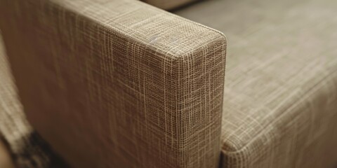 Close up of a couch with wooden floor