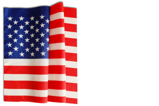 us,usa or American flag graphic design texture mock up,republic day or independence day celebration concept,cutout in transparent background,png format