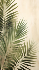 Obraz premium Tropical plant frame