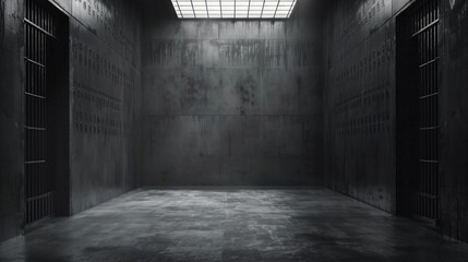 Solitary Confinement Cell Marking Passage of Time