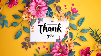 Thank you for your purchase card banner