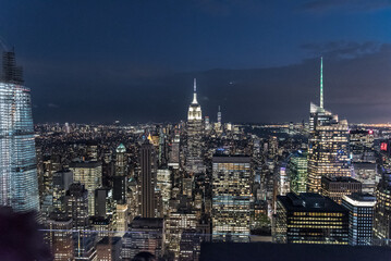 Manhattan vom Rockefeller Center - obrazy, fototapety, plakaty