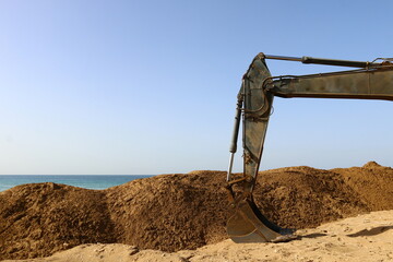 Work and work tools in Israel.