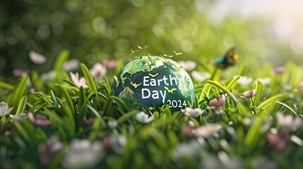 Poster background for Earth Day 2024