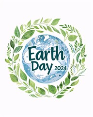 Poster background for Earth Day 2024