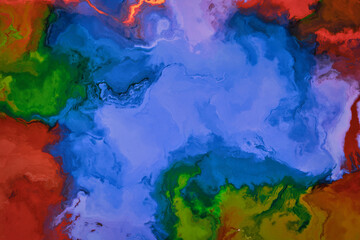 Colorful background, abstract painting