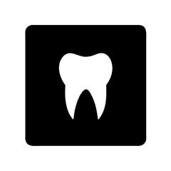 Dentist icon vector graphics element silhouette sign symbol illustration on a Transparent Background