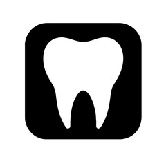 Dentist icon vector graphics element silhouette sign symbol illustration on a Transparent Background