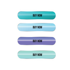 Fototapeta premium Set of vector modern trendy flat buttons. Trendy shiny glossy colors Buttons. Read More, learn more, buy now, download, watch now, book more colorful button set