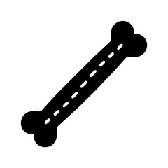  Dog Bone icon vector graphics element silhouette dog food sign symbol illustration on a Transparent Background