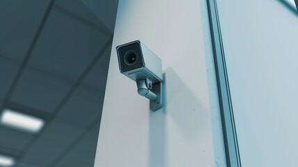 Contemporary Security Camera in Modern Setting