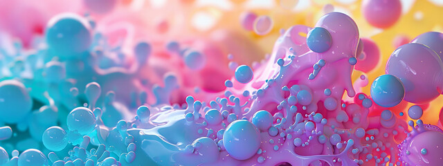 Vibrant Abstract Colorful Bubble Background in High Resolution - 783971847
