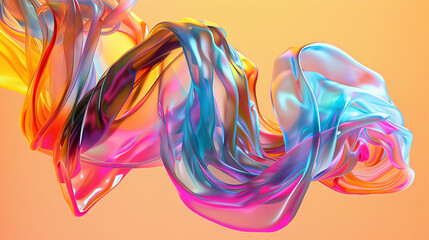 Vibrant Colorful Abstract Wave Background in High Resolution - 783972051