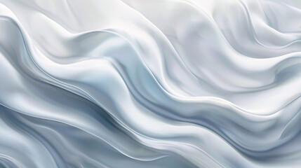 Obraz premium White backdrop with delicate wave patterns creating a serene atmosphere