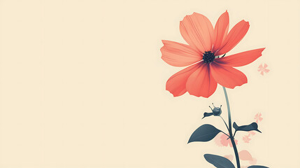 Beautiful colorful flower backgrounds are used for presentations or framed photos. Text background