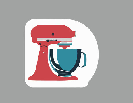 recommend clip art: Stand Mixer Icon on Transparent Background
                    