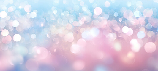 Soft Pastel Bokeh Background: Dreamy Light Blue and Pink Abstract for Wedding Invites, Baby Showers, and Design Projects
